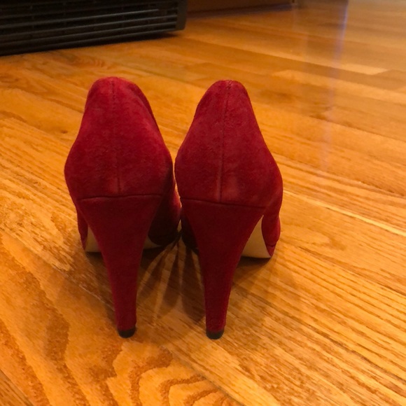 Franco Sarto Red Napoli Heels - Picture 2 of 8